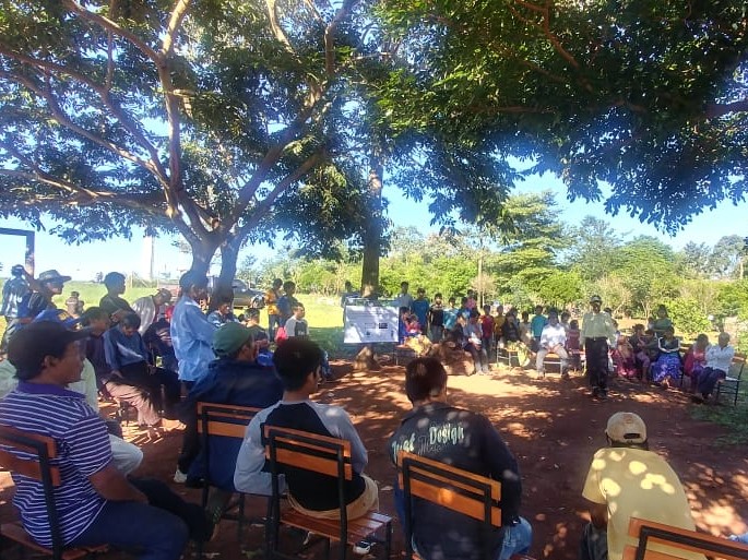 comunidadmbyaguaranijukeridonde se realizo la asamblea de la ACIDI en la que se presento el proyecto TICCA 2