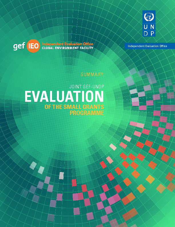 Fifth Joint Evaluation GEF-UNDP of the Small Grants Programme- Summary