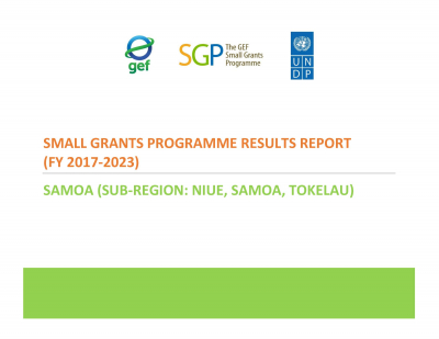 Samoa sub-region Results Report (FY 2017-2023)