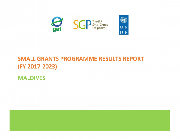 Maldives Results Report (Fy 2017-2023)