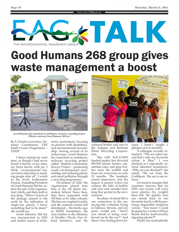 Good Humans 268 group gives waste management a boost