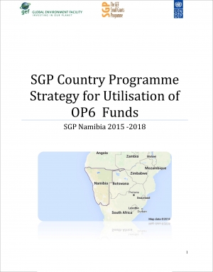 OP6 SGP Namibia Country Programme Strategy