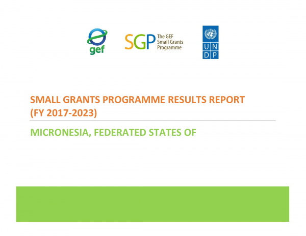 Micronesia Results Report (FY 2017-2023)